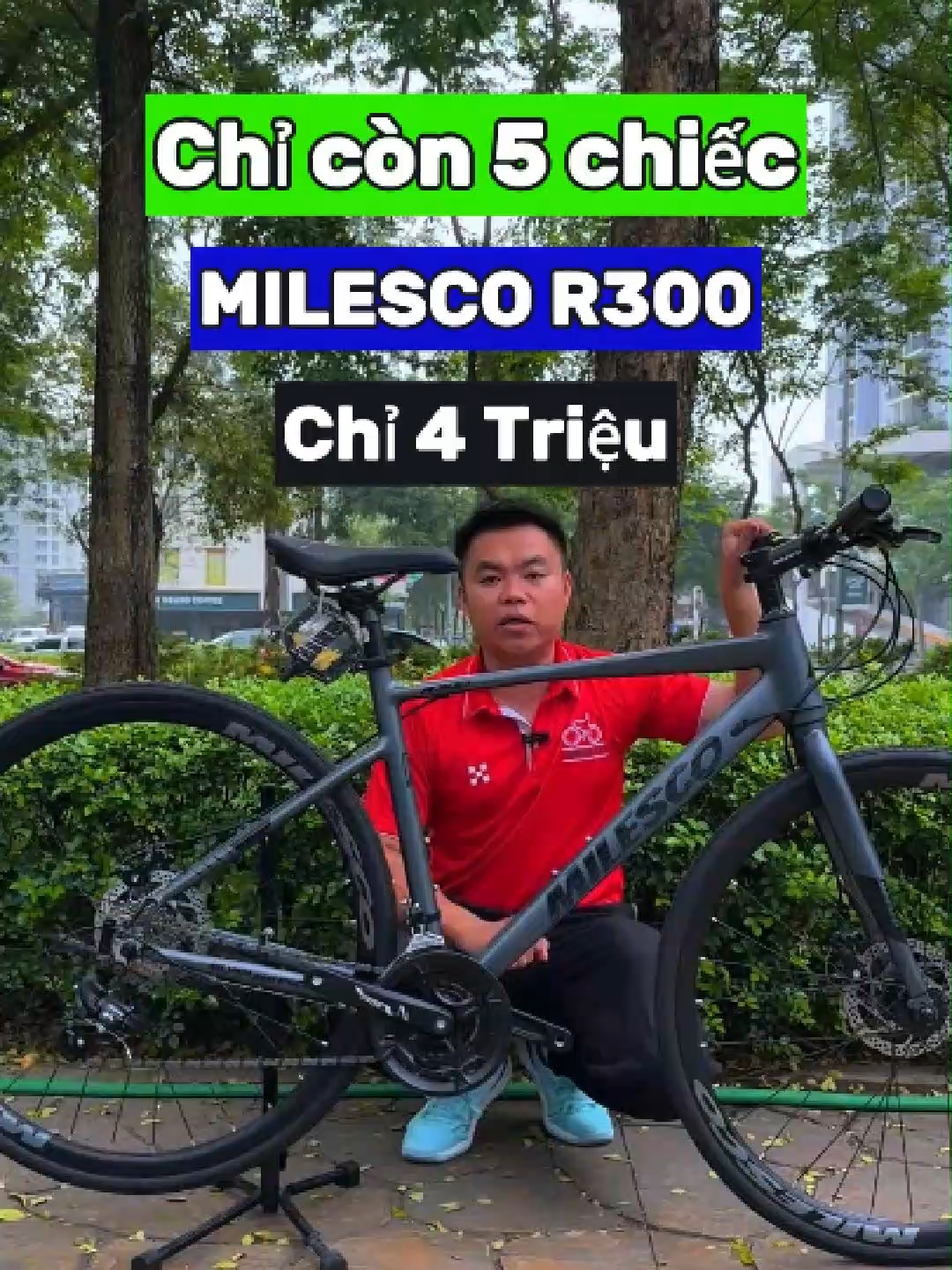 #MilescoR300 đẹp như thế này mà giá chỉ 4 củ thôi ae ạ, chốt nhanh thôi #xuhuongtiktok #xedapdavitabike