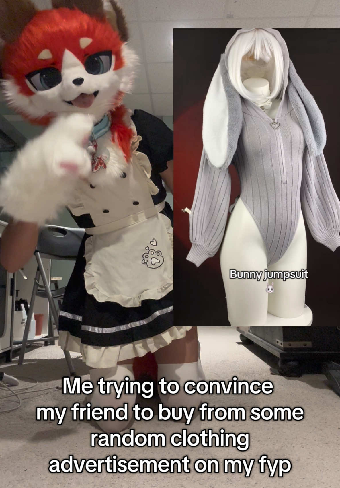 You know who you are #furry #furrytiktok #fursuit #maid #tiktokshop 