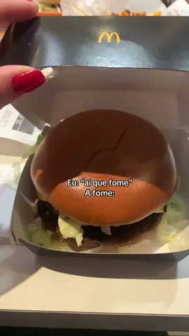 Fome de que? Kkkkkk 👀 #mcdonalds #lanche #brabodoméqui #fyp #comida 