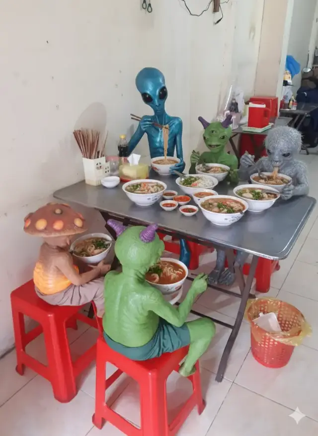 Nay Được 5 Anh Người Ngoài Hành Tinh Vô Ủng Hộ Hủ Tiếu Em Ạ 🤗 #fyppppppppppppppppppppppp #hủtiếu #cáibetienggiang 