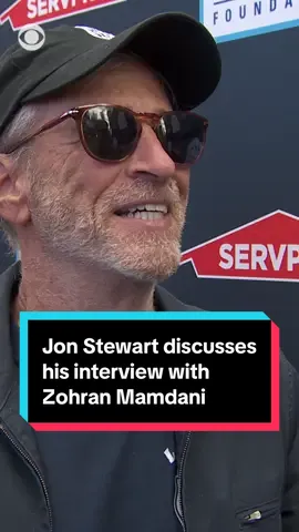 CBS News’ Jared Ochacher spoke with Jon Stewart about his interview with NYC mayoral candidate Zohran Mamdani, in which he seemed to stump him with a question about the late endorsement from House Minority Leader Hakeem Jeffries (D-NY). “Politics is a game of relationships, and luckily, I’m not in that game,” Stewart told Ochacher. “So I can s*** on things.” #zohranmamdani #nyc #nycmayor #jonstewart #politics 