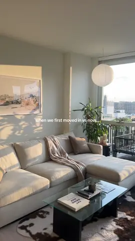 Our first home together 😭😭 this weekend I’m putting up the sconces in the bedroom and am on the hunt for an art piece for above the bed!!! #homedecor #interiordesign #beforeandafter #homestyle #apartmentdecor 