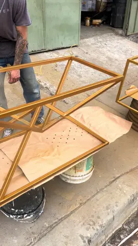 Proceso de pintado💚#decoracion #consolas #familia #hogar #mobiliarios 