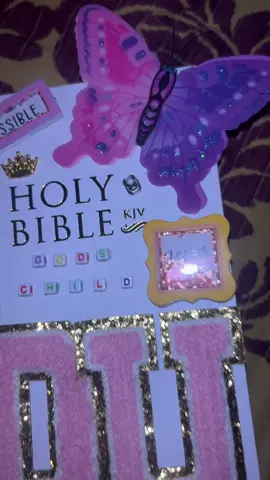 My Daughter Decorated Her Bible 🥹💕🙏🏽 (Proverbs 22:6) : “Start children off on the way they should go, and even when they are old they will not turn from it