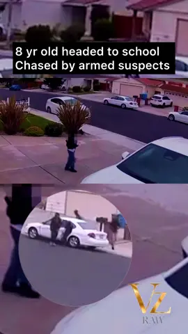 Masked men chase an 8-year-old to her own front door — was this a random attack or a failed kidnapping? #veezraw #news #fyp #breakingnews #tiktoknews 