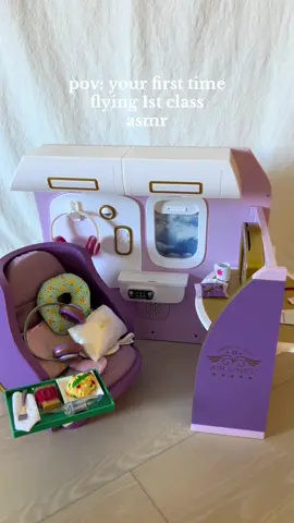Window seat first class>>>>> #americangirldolls #asmr #toy #unboxing #review 