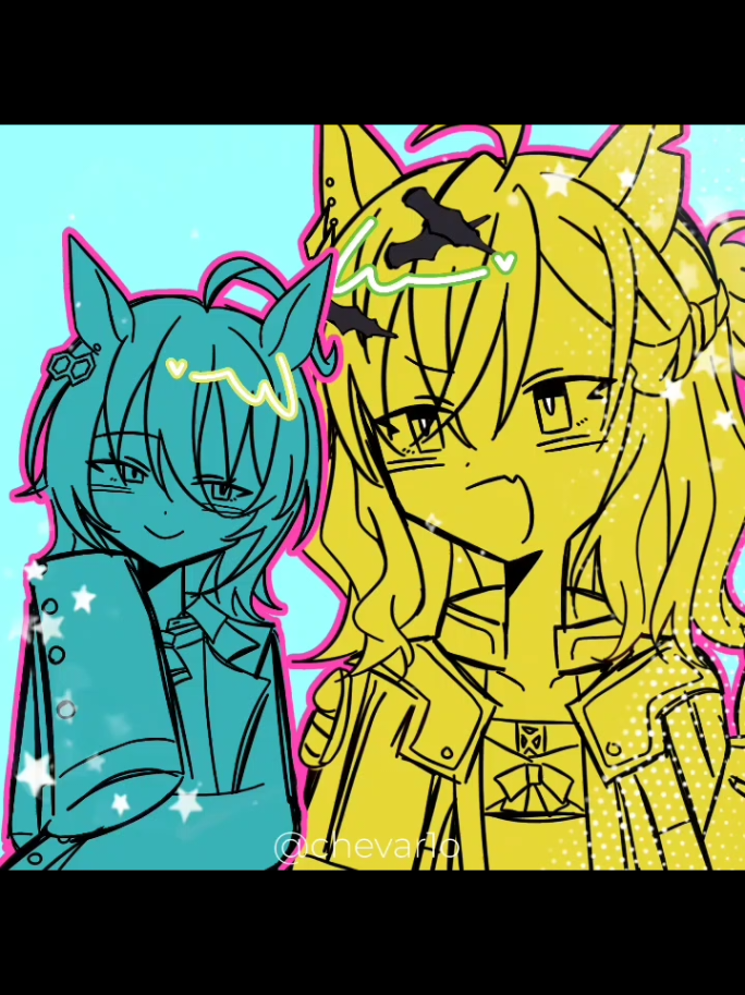 ✦ #agnestachyon × #junglepocket  || I FINALLY FINISHED IT AT SCHOOL .  .  .  .  .  #umamusumeprettyderby #poketaki #moots 