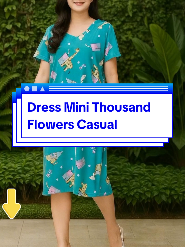 Dress Mini Thousand Flowers Casual,,... #dress #dressmurah #daster #dastermurah #dressmini 