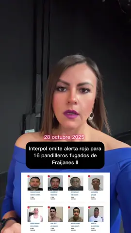Interpol emite alerta roja para  16 pandilleros fugados de  Fraijanes II #Guatemala #noticias #reos #carcel 