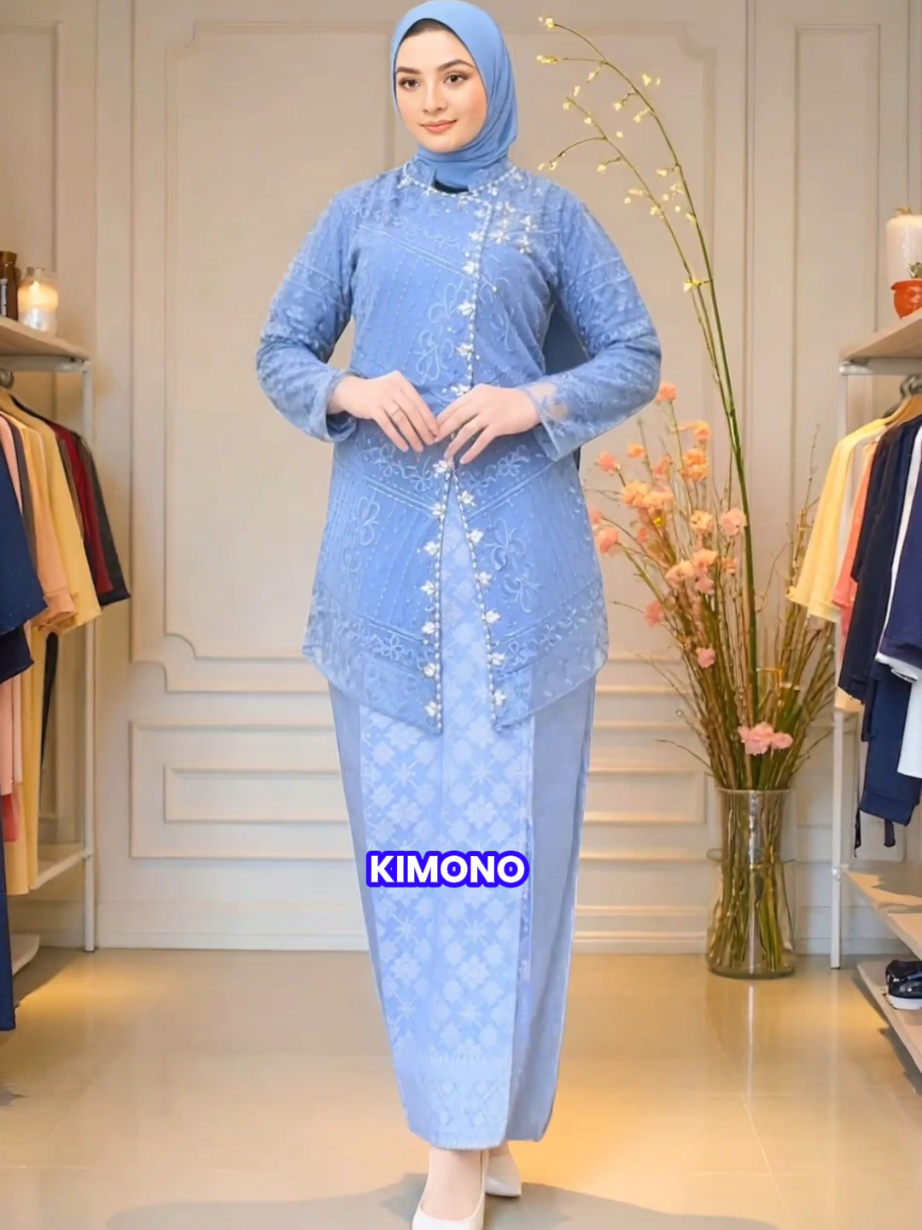 SETELAN KEBAYA KIMONO PAYET MANUAL / KEBAYA KINOMO MODERN /KEBAYA WISUDA.  #kebaya #kebayamodern #setelan #fashion #produklokal 