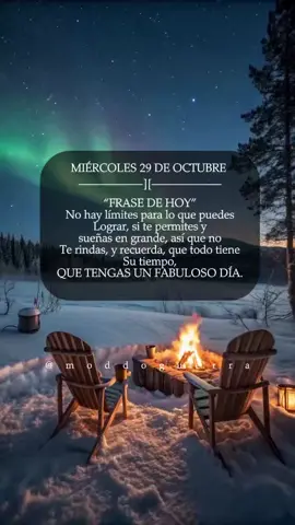Miércoles 29 de octubre #buenosdias