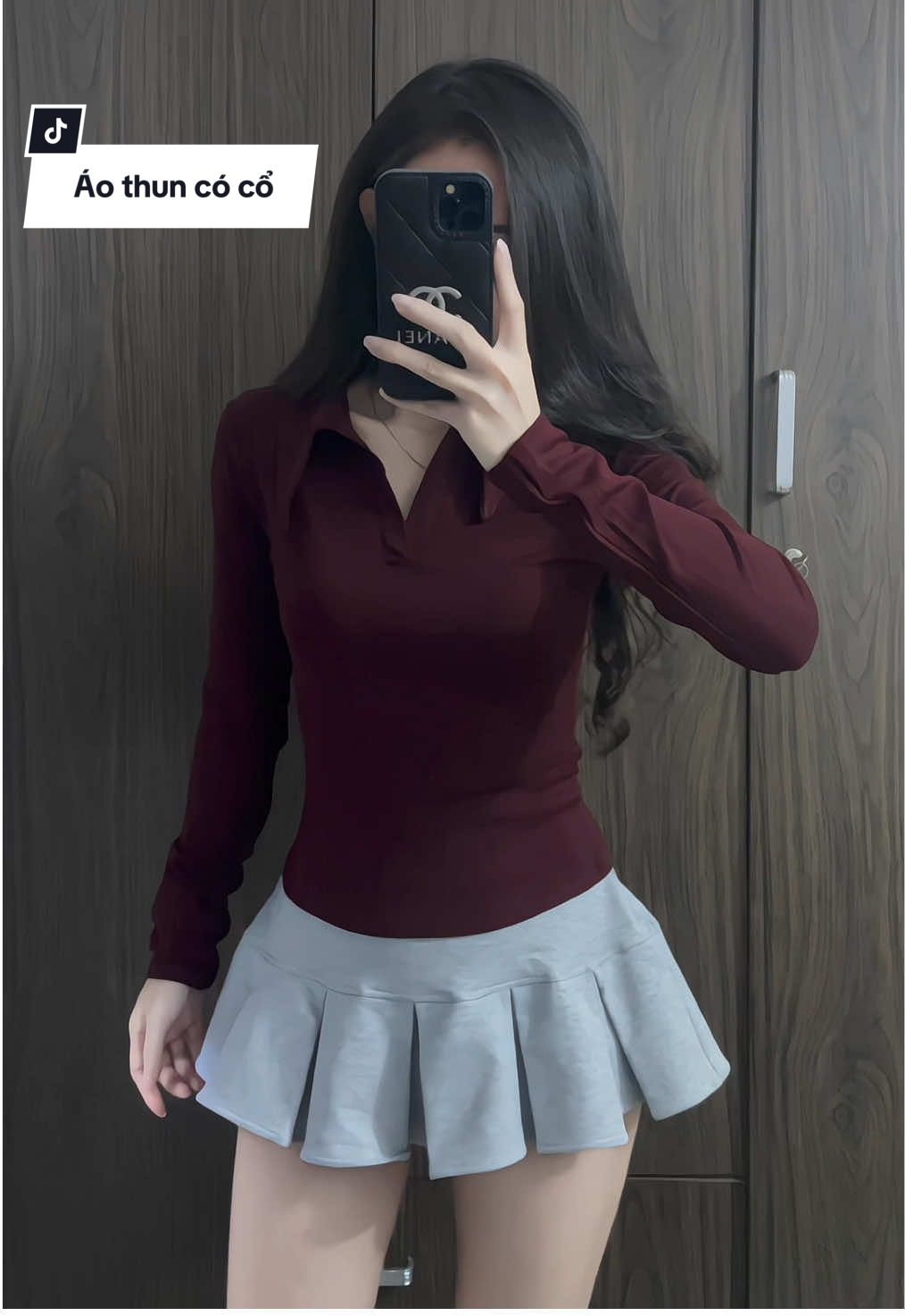 Chiếc áo mặc đi học đi làm đều xinhhh 🥰 #xuhuong #trending #outfit #thoitrang #tiktok 