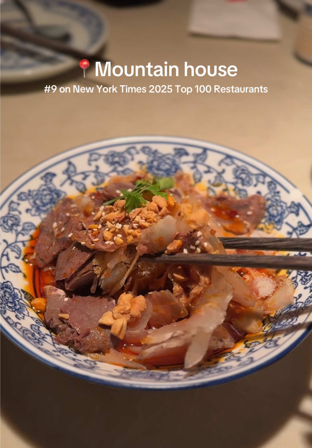 Mountain house has been my one of my favorite restaurants since 2017 when their name was still Szechuan Mountain House! So cool that they made it on The New York Times 2025 Top 100 Restaurants list #szechuan #spicy #cravings #yummy #dessert