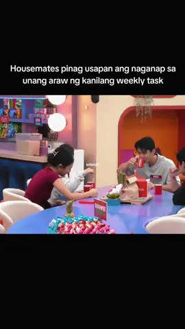Housemates pinag usapan ang naganap sa unang araw ng kanilang weekly task #pbbcollab2point0 #princessaliyah #ravevictoria #ashleysarmiento #miguelvergara 