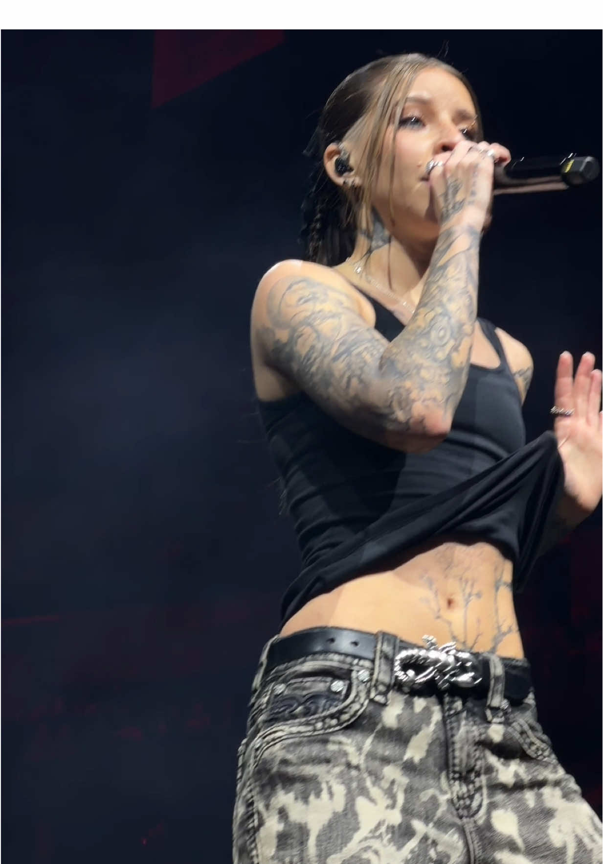 So Miko tattoo tour when @baby miko 💗 #youngmiko #hitmehardandsofttour #fyp #foryoupage 