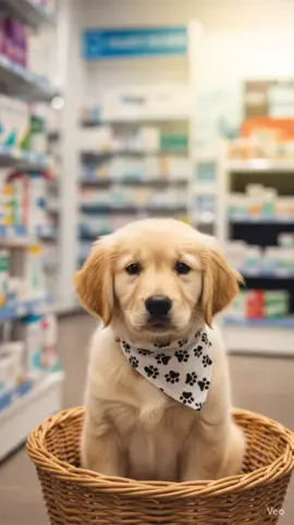 Getting their weekly prescription of cuddles and treats. 🐾💊 #PuppyLove #PharmacyTrip #Dogsoftiktok