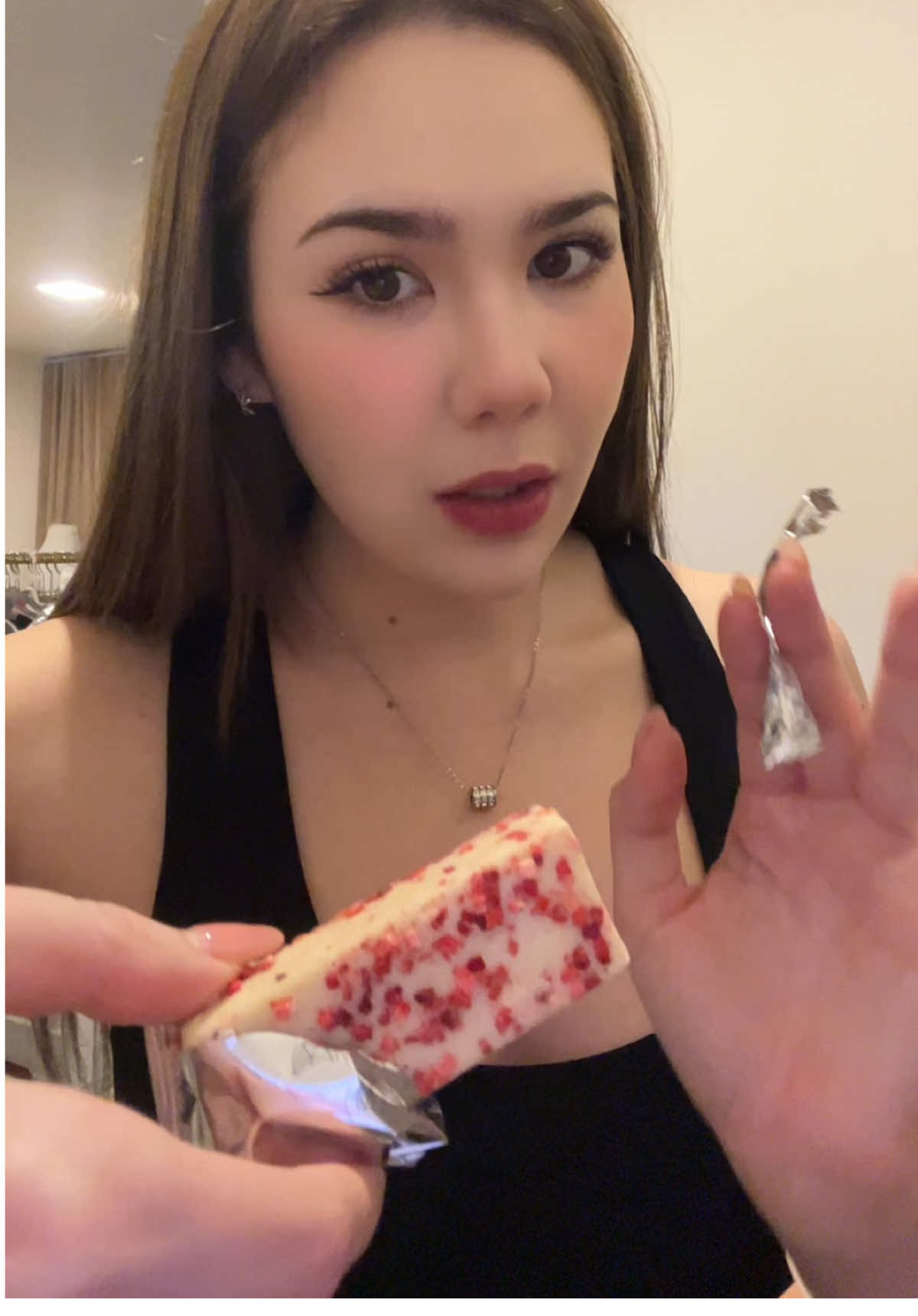 อร่อยมากกินไว้ืทานตอนอยากเติมหวาน #เวเฟอร์ #โปรตีนบาร์ 