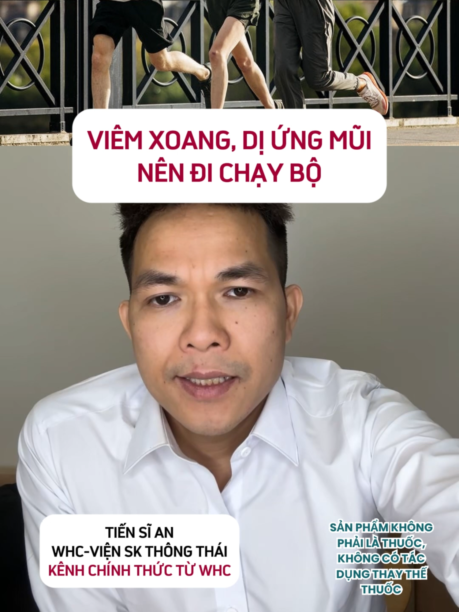 Viêm xoang, dị ứng mũi nên đi chạy bộ #tsdsngocan #duczohar #whcsktt #songkhoe247