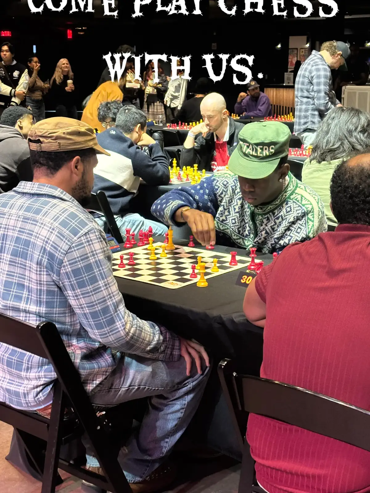 Tyler was playing in a tournament in Atlanta.  Idk if we will see him soon again. 