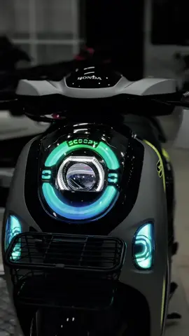 Honda Scoopy 2025 lên đèn audi quá đẹp.