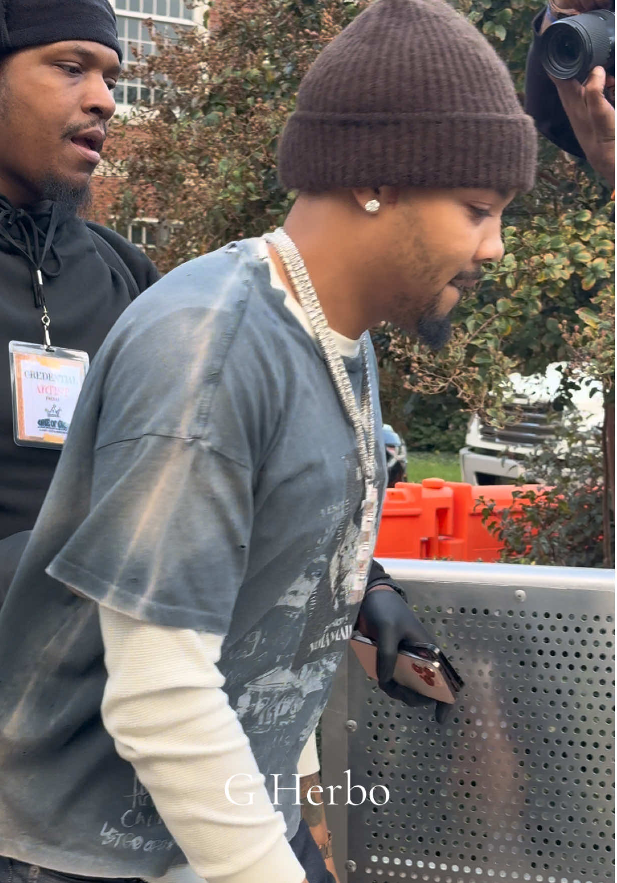 G Herbo arrives at YardFest at Howard University’s Homecoming (10.24.2025) ❤️💙 #howarduniversity #huhc #howardhomecoming #gherbo #yardfest 