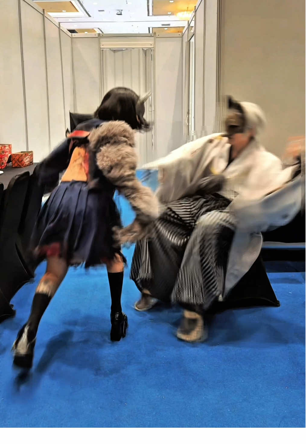 Real or real? 🦊 🙏🏻 x 🐺💪🏻 Kotoyuki : @Nei_ssa  Hinako : me Costumes all handmade, and sew by us #silenthillf #silenthill #silenthillfcosplay #hinakoshimizu #kotoyuki 