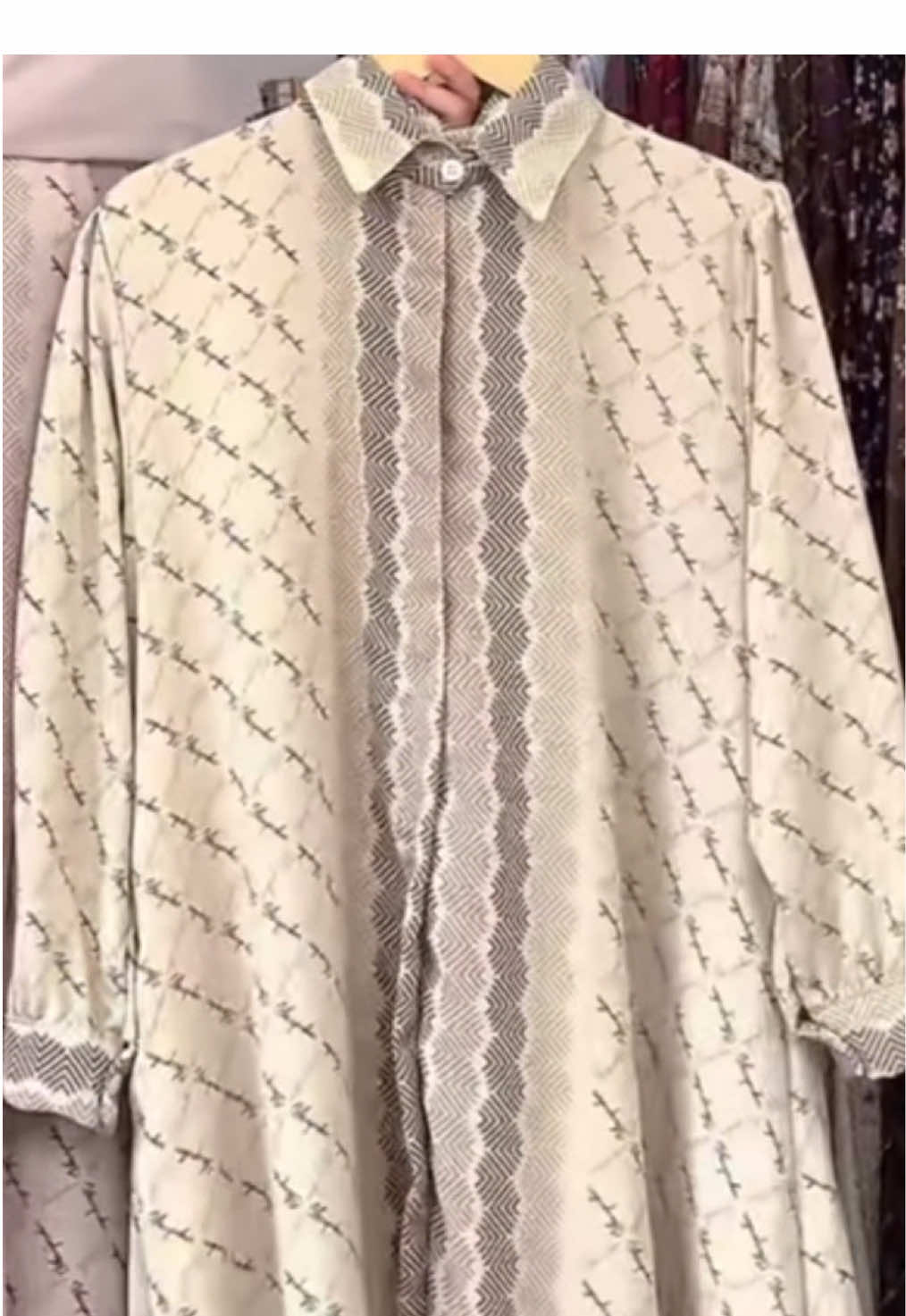 Malika Dress Gamis Kemeja Motif #malika #malikadress #dress #gamis 