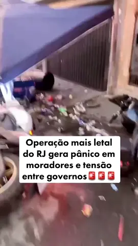 Operação mais letal do RJ gera pânico em moradores e tensão entre governos. Por volta das 6h, 2.500 policiais militares e civis saíram às ruas da cidade do Rio de Janeiro para colocar em prática o que se tornaria horas depois a operação mais letal da história do estado. Até as 22h de terça, 64 pessoas haviam sido mortas. Ao longo do dia, a operação e seus desdobramentos assustaram moradores e declarações do governador Cláudio Castro geraram tensão entre os governos estadual e federal. O que aconteceu Operação Contenção acontece nos complexos do Alemão e da Penha contra o CV (Comando Vermelho). Nove pessoas foram feridas a tiros: três moradores e seis agentes, quatro deles civis e dois, militares. Entre os mortos, estão lideranças da facção. Polícia prendeu Thiago do Nascimento Mendes, o 