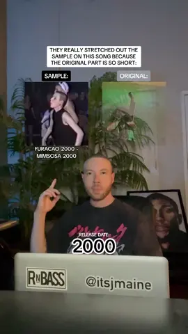 The sample used Furacão 2000 “Mimosa 2000” #music