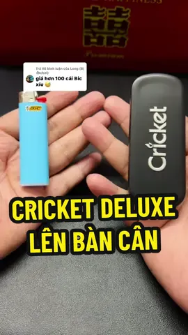 Trả lời @Long (Bị🐟chơi) Đính chính là 100 cái Bic nhưng phải là J3 nhé bác 😃 #Bật_lửa_cricket #luxurylighter #batluadep #cricketdeluxe #cuahangcuaduy 
