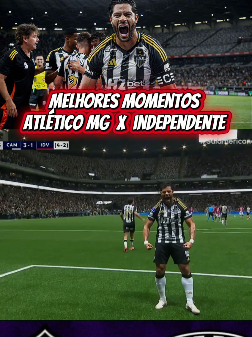 Atlético MG bate independente del valle por 3x1 e avança para as fina da copa sul americana de 2025 #futebol #copasulamericana #atleticomineiro #delvalle #bh 