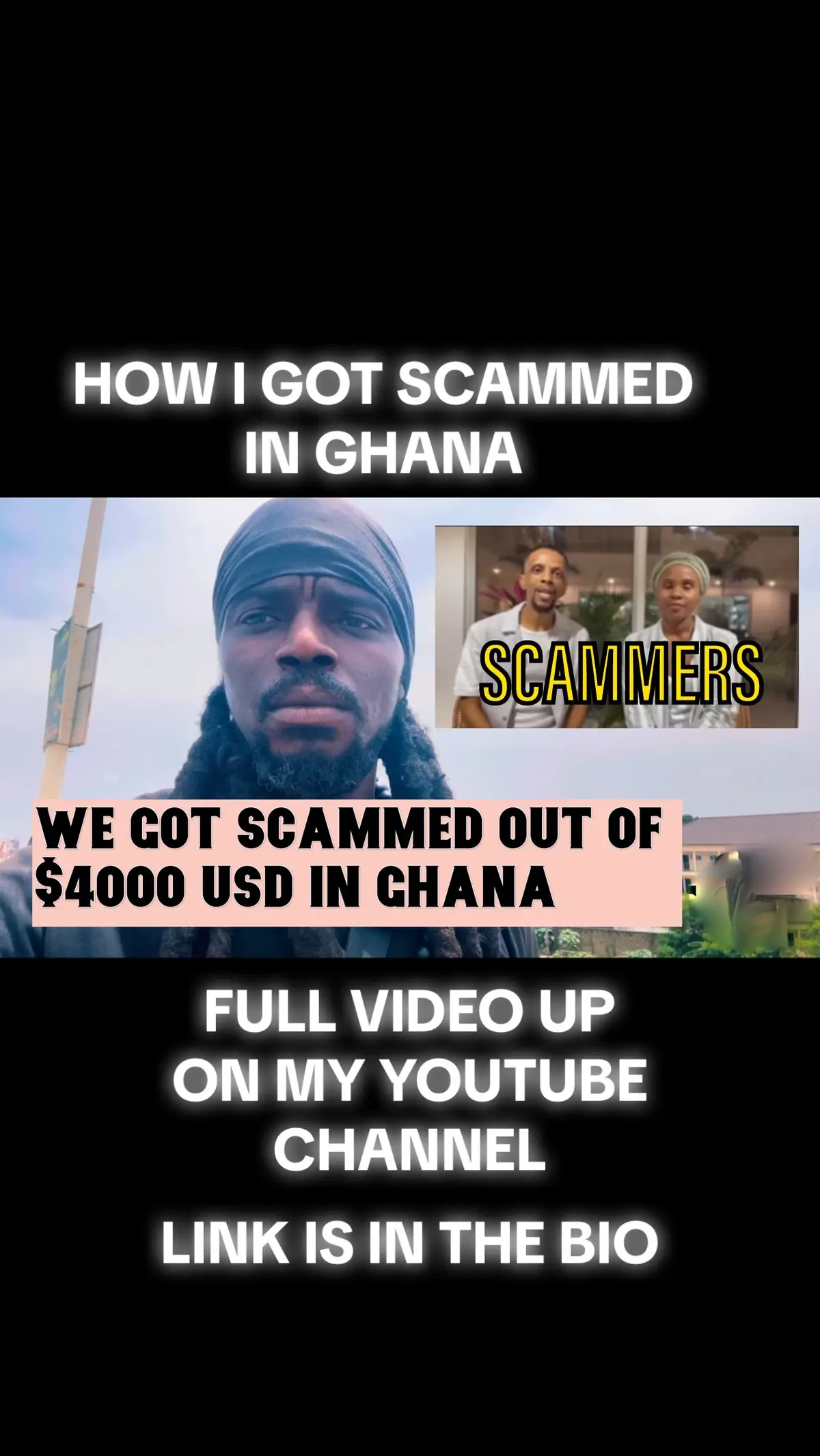YOUTUBE LINK IS IN THE BIO #ghanatiktok🇬🇭 #scam #scammer #cult #youtube 