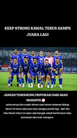 Bojan hodak pernah berkata *LIGA DAN SPONSORNYA TIDAK INGIN KITA MENJADI NOMOR 1 LAGI DI INDONESIA, DAN MENGHARAPKAN JUARA BARU* . Dari situ kita faham bahwa bakalan banyak kontroversi dan provokasi dari arah manapun untuk membuat Persib Bandung goyah.  tapi kita harus tetap kawal terus sampe juara #persib #persibbandung #persibbandungfans #persibjuara 