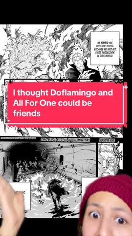 2 villains I thought could be friends, but I was wrong #doflamingo #allforone #myheroacademia #onepiece #fyp