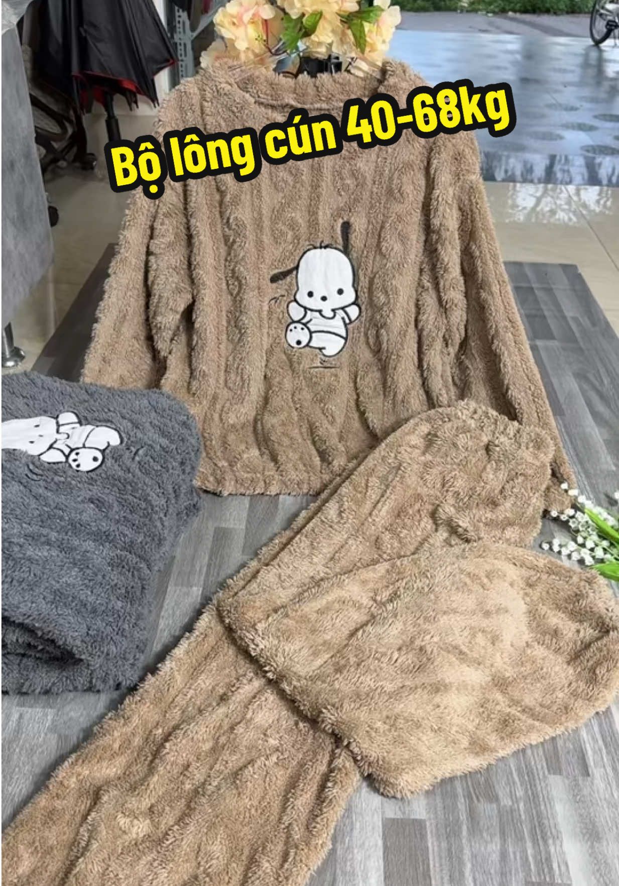 Bộ lông cún ấm cực #bomacnha #bodolong #bongulong #thoitrangnu 