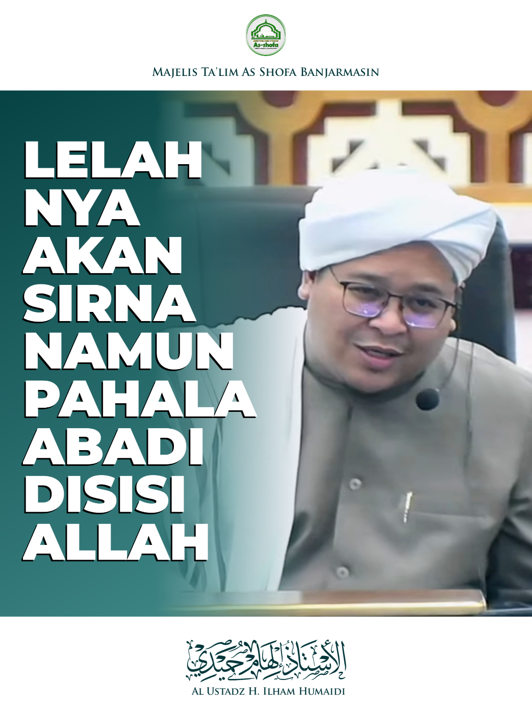 Dalam ketaatan lelahnya akan sirna, namun pahalanya abadi disisi Allah (Translate: English) Barakallah Fiik Al Ustadz H. Ilham Humaidi #khodimukumhumaed #guruilhamhumaidi #fyp #bismillahfyp #nasehatislami 