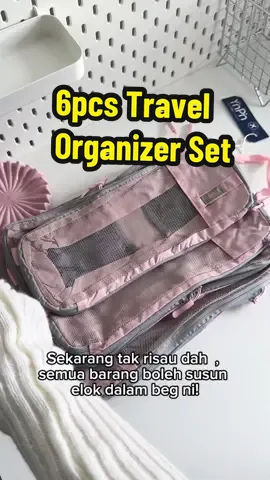 6pcs Travel Organizer Set #travelbag #organizerbag 