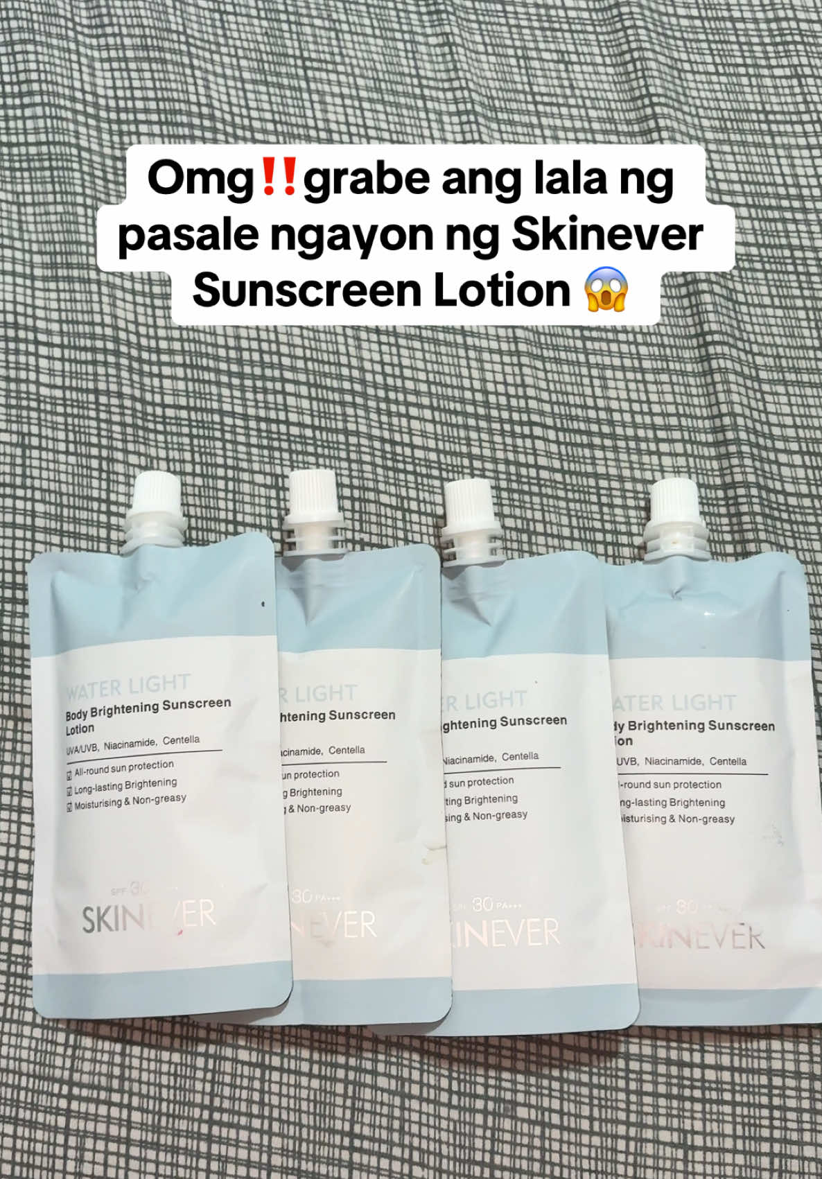 #skinever #skineverph #skineverbodybrighteningsuncreenlotion #sunscreenlotion #fyp 