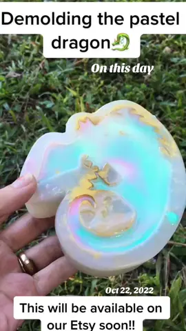 #onthisday #dragon #pastel #handmade #resin 