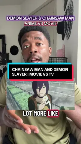CHAINSAW MAN AND DEMON SLAYER MOVIE VS TV EPISODE  #anime #manga #demonslayer #chainsawman #infinitycastle  Chainsaw Man Reze arc vs Infinity Castle. Chainsaw man movie ! 