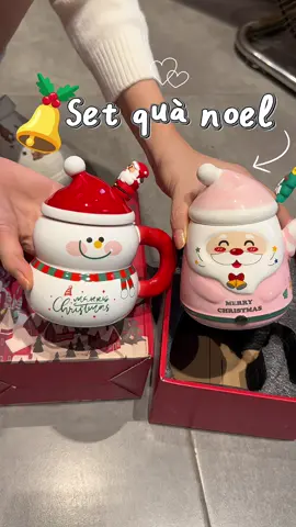 Thồ tiết chuyển lạnh thấy giáng sinh đến thật gần ! set cốc giáng sinh y nghĩa để b tặng người thân yêu #noel 