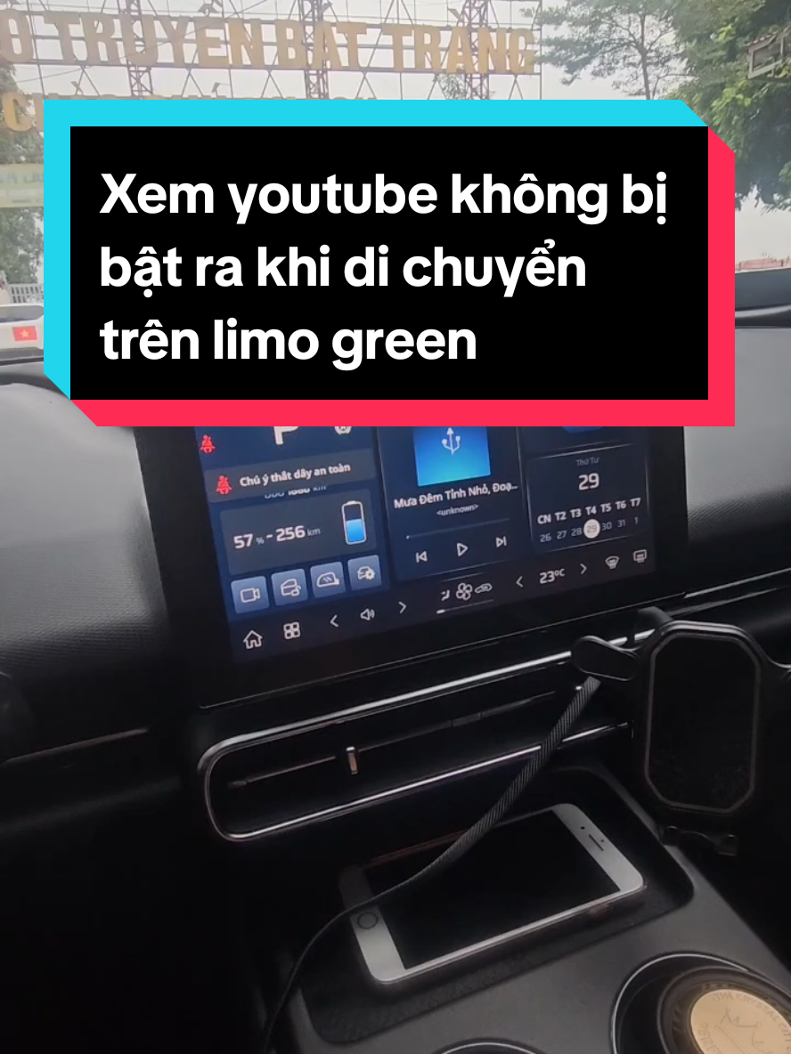 P33. Hướng dẫn bật youtube xem không bị tắt hay bật ra khi xe di chuyển, thay đổi số. #limogreen #TikTokAwardsVN #xedulich89 #xedulichphuquy #limogreen.thucchiencaytien