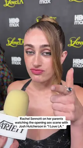 #RachelSennott on her parents watching the opening sex scene with #JoshHutcherson in 