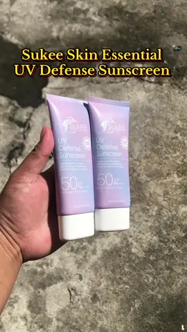 Sukee Skin Essential UV Defense Sunscreen ✅✅🛒#sukeeskinessentials #sukee #sunscreen #tiktokshop #foryourpage 