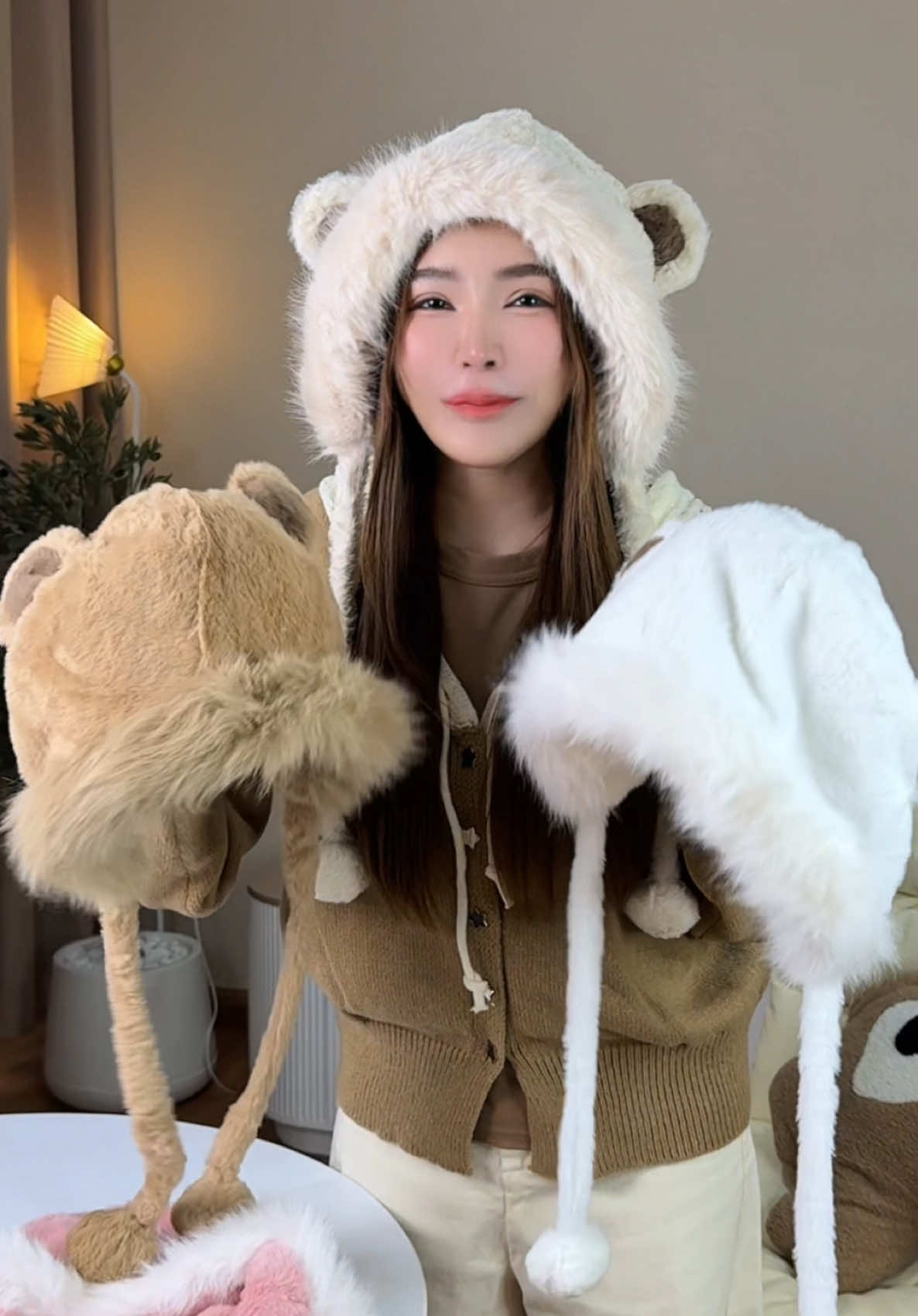 สุดคุ้ม ราคาโปรตอนนี้ 💨 #หมวกขนเฟอร์ #หมวกหน้าหนาว #หมวกกันหนาว #หมวกหมี #หมวกน่ารัก 