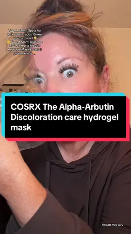 One mask. Ten-step results. #cosrx #cosrxhydrogelmask #darkspots #beautymusthaves #tiktokshopblackfriday 