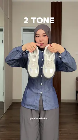 Oke terakhirrrr!! Spill Wenny Shoes warna silver gray 🩶 #sepatuwanita #snikers #sepatucasual #bostanten #bostantenshoes @BOSTANTEN.SHOES 