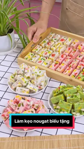 Kẹo Nougat, nghe tưởng cầu kỳ lắm chứ thật ra dễ hơn nghĩ nhiều khị có set nguyên liệu Onici Oheasy  #onici #onicioheasy #nougat #keohanhphuc #keonougat 