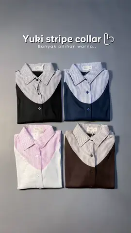 Semua warna jadi fav aku bgt loh😍 Kemeja Secantik ini udah pada punya belum?🫰🏻🫶🏻👀 #sivalifactory #shirt #kemejawanita #kemejastripe #kemejakekinian 