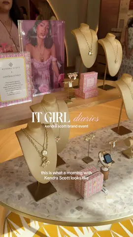 morning with @Kendra Scott & @LoveShackFancy 🎀 🤍 the collection is so beautiful & girly, each piece makes a statement! #houstoninfluencer #dayinmylife  #influencerevent #thatgirlaesthetic #kendrascott 